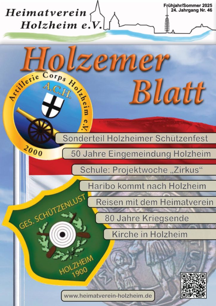 Öffnet die aktuelle Ausgabe des Holzemer Blatt als PDF Dokument